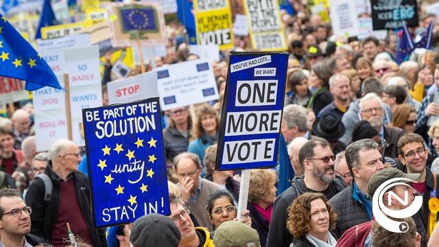 Opnieuw "no": Britse parlement stemt brexitakkoord van May voor derde keer weg