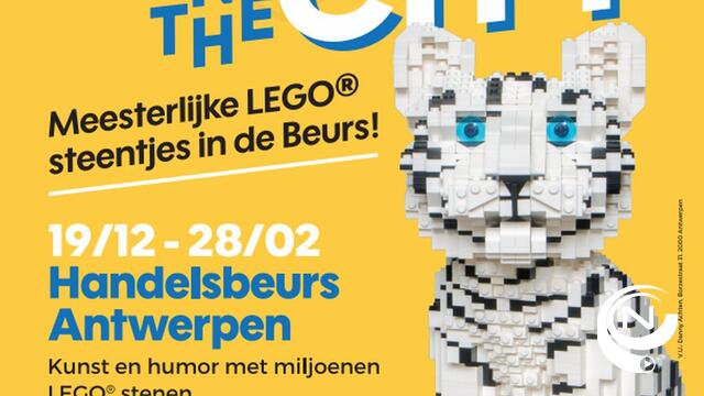 Kunst en humor met miljoenen LEGO® stenen in Handelsbeurs Antwerpen