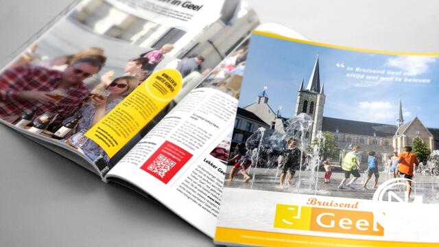 Papieren en online brochure leidt toeristen naar Bruisend Geel