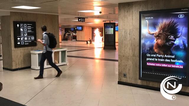 Mislukte aanslag op station Brussel-Centraal, verdachte doodgeschoten - update