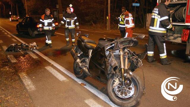Motorrijder zwaargewond in Grobbendonk