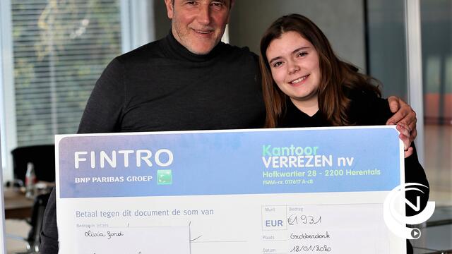 Olivia Fund : succesvolle benefietnamiddag Tahnée van Dyck (16) brengt €1.931 op