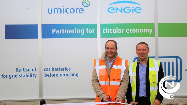 Umicore Olen en Engie herwerken 48 batterijen van elektrische wagens tot één opslagbatterij : primeur
