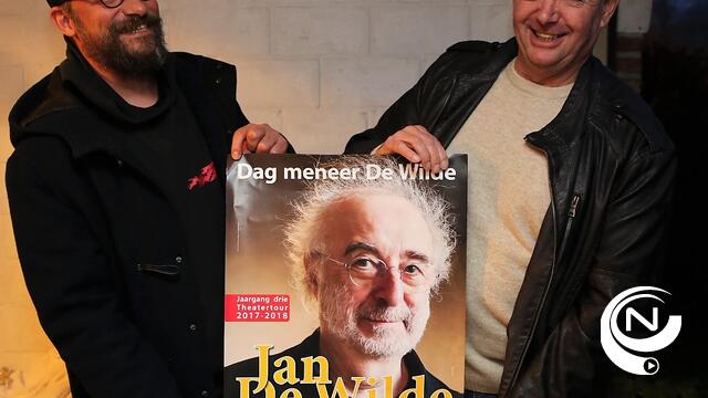 Icoon Jan De Wilde in cc 't Schaliken : theatertour 'Dag meneer De Wilde' - 5 vrijkaarten