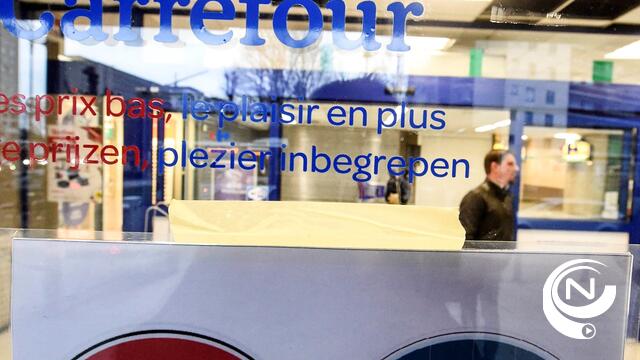Carrefour Noorderwijksebaan even ontruimd door lek in koeltoog