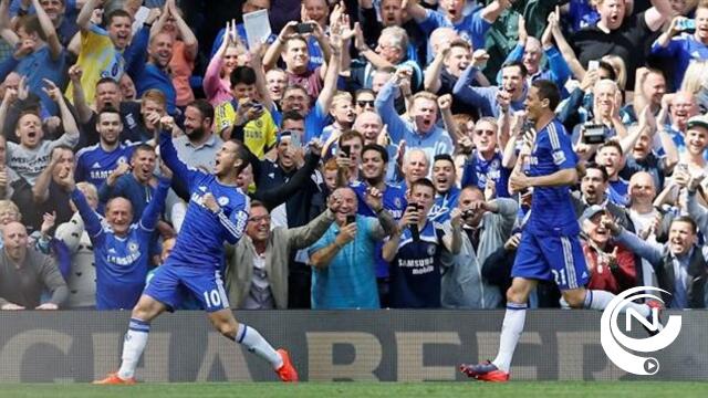 Chelsea kampioen na 1-0 : penalty van Eden Hazard 