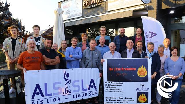 Verenigd Lille met steunactie : 'De Lilse Krawaten For Life' voor ALS Liga
