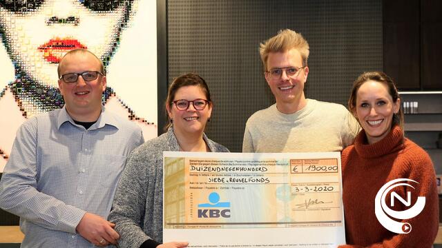 Daan Optiek schenkt €1.900 aan Siebe Van Reusel-fonds : 'Lokaal ons steentje bijdragen'