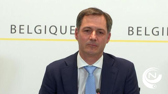Premier De Croo na Overlegcomité: "Met huidige cijfers kunnen we niet versoepelen" - live