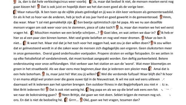 Britt & Dirk Open Vld HNM : 'Gewoon doen!' Meest originele verkiezingsbrief uit Neteland