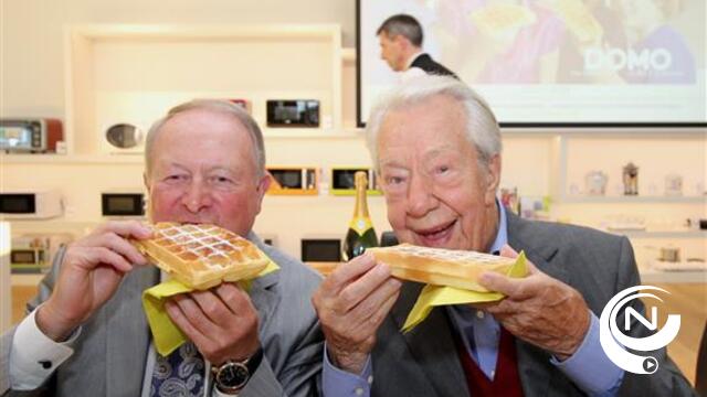 DOMO Herentals : Ridder Marc Sleen (90) promoot nieuwste wafelijzer 