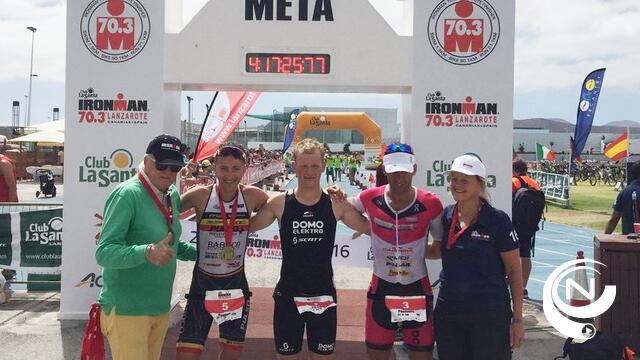 Pieter Heemeryck (DOMO-Scott) wint Ironman 70.3 in Lanzarote
