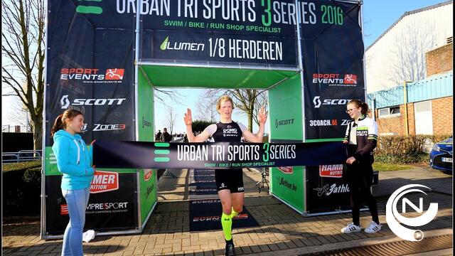 Pieter Heemeryck (DOMO-SCOTT) wint Urban Tri Sports 3series Herderen