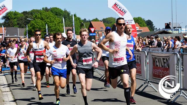 420 sportievelingen aan de start van 'Heylen 10 km van Hertals' onder stralende zon - extra foto's