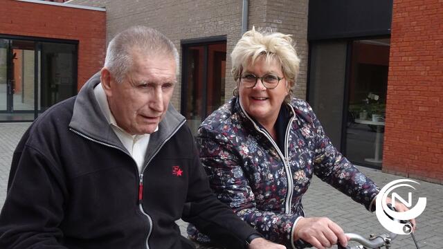 Gust en Delia samen op de fiets dankzij fietsweek woonzorgcentrum Ten Hove