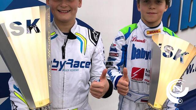 11-jarige Ean tweede op World Series Karting (IT) : race tot 105 km/u...