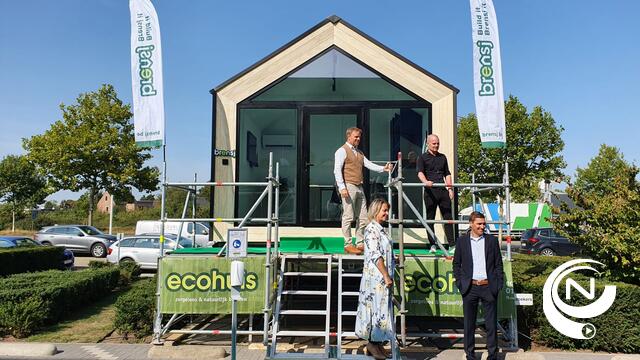 Mobiele eco-unit Brensj landt bij Ecohuis Herentals