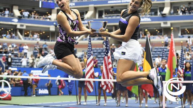 Triomf voor Elise Mertens: ze wint met Sabalenka dubbelspel US Open - foto's
