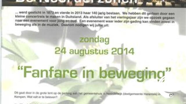 Fanfare in beweging KF De Noorderzonen uit Noorderwijk op 24/8