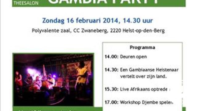 Gambia Party op 16 februari