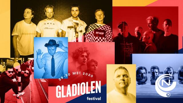 Line-up Gladiolen 2020 : stevige affiche