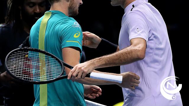Goffin stunt opnieuw en houdt Federer uit Masters-finale