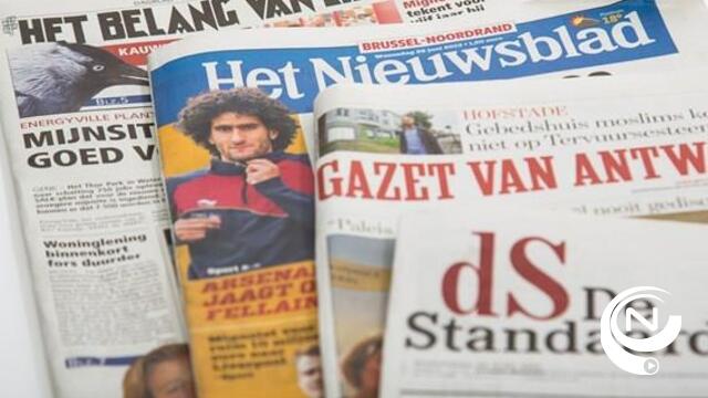 Ongerustheid over concentratie kranten GVA en Nieuwsblad in Het Mediahuis (2)