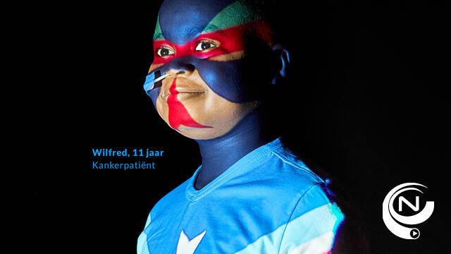 Herentalse Wilfred 'Willy' (11) campagnebeeld voor UZA Foundation "Helden zorgen voor Helden"