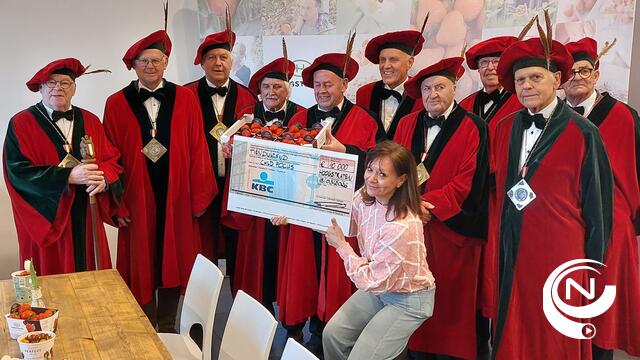 1e kist Hoogstraten aardbeien  brengt €10.000 op voor ChildFocus