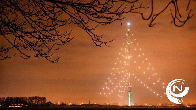 Zusterstad IJsselstein : geen 'Grootste Kerstboom ter Wereld' dit jaar door blikseminslag vanmorgen