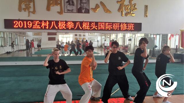 12-jarige Tristan uit Wechelderzande op Kung Fu stage in China