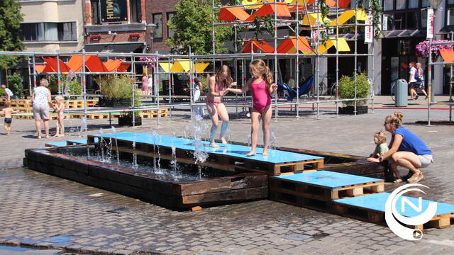 ZomerPark brengt water en groen op Grote Markt : verkoeling bij hittegolf?