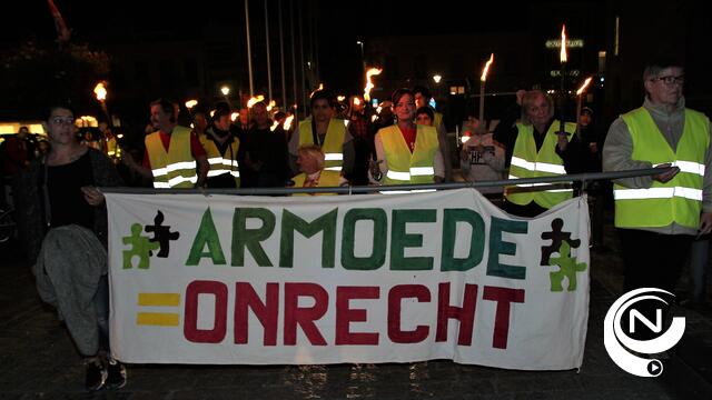 Fakkeltocht tegen armoede wint nog aan kracht : 400 fakkels protesteren - extra foto's, reacties