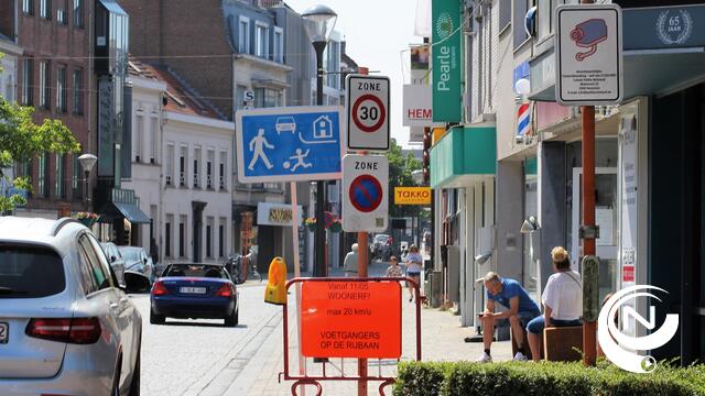Centrum Herentals officieel woonerf 20 km/u - toch nog verwarring: 'Zone 30 of woonerf?'