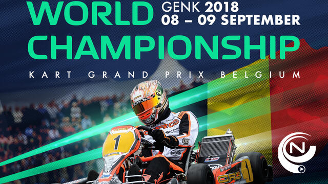 WK Karten in Genk volgend weekend : 190 drivers, de wereldtop 