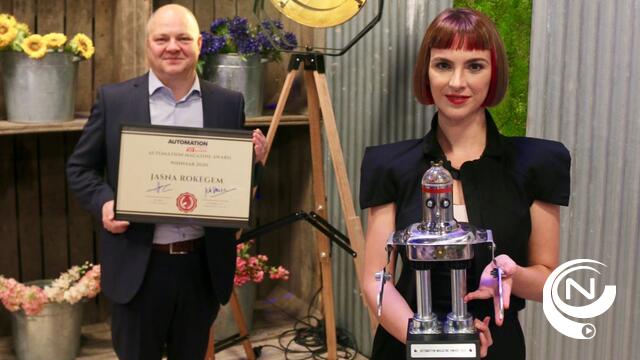 Jasna Rokegem wint Automation Magazine Award 2020