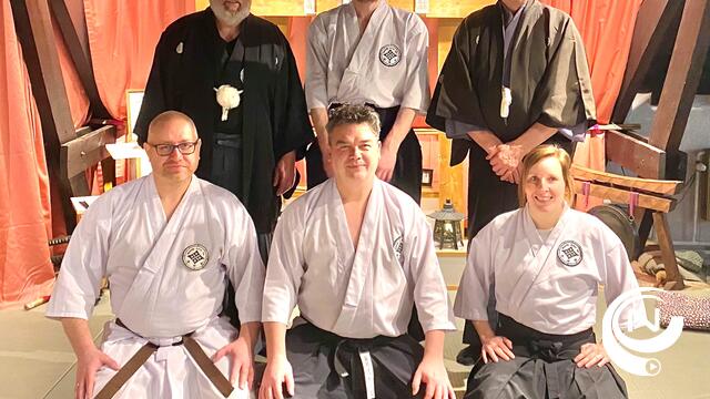 Jujutsu club Herentals in Honbu Dojo : intense 2e dan- en menkyo ceremonie