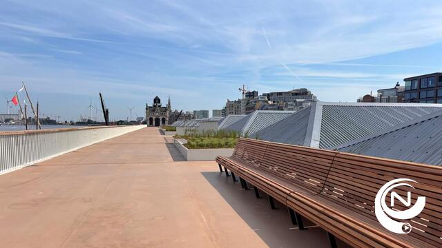 Historische hangars en wandelterras Scheldekaaien vernieuwd en opnieuw open