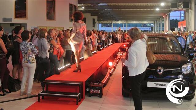 Spetterende Ladies Night bij garage Kenis Turnhout : 500 dames genieten bij lancering nieuwe Twingo