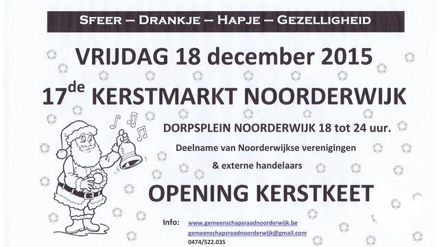 Kerstmarkt Noorderwijk op vrijdag 18 december 