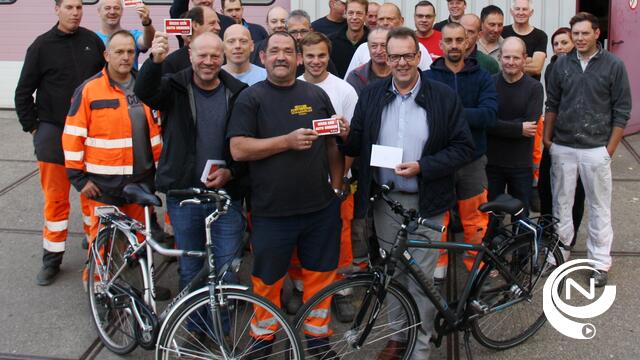 Gemeente Lille beloont fietsend personeel