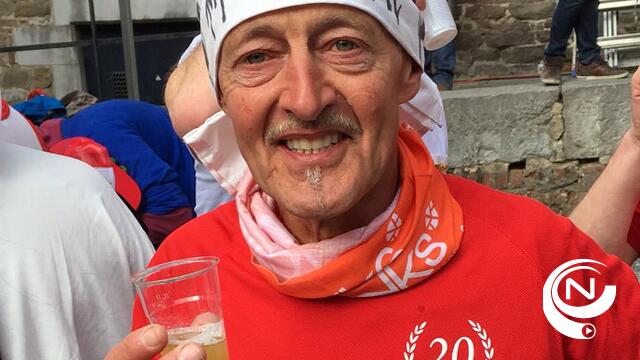 Louis Hufkens loopt zondag z'n 222e marathon voor Artsen Zonder Grenzen 