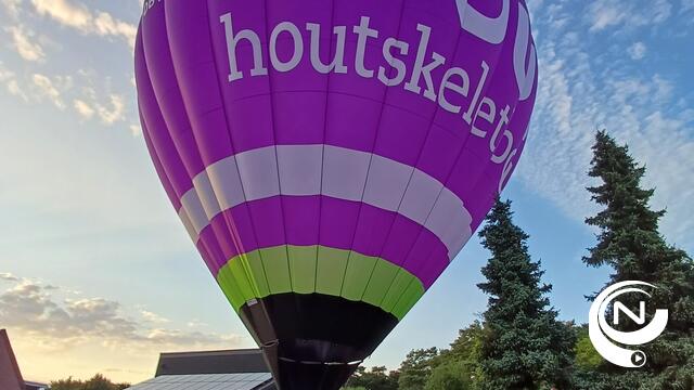 Luchtballon maakt onvoorziene landing op straat in Olen: 'Minder wind dan verwacht'