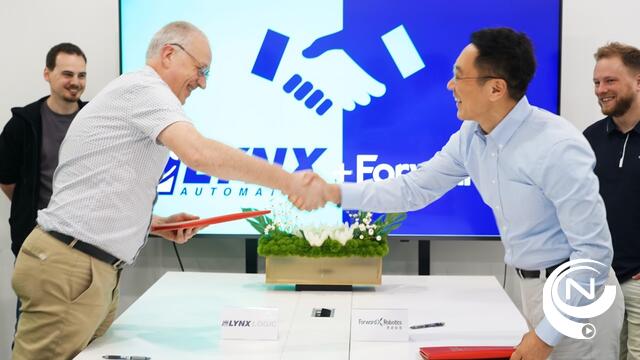 Lynx Logic sluit strategische samenwerking met ForwardX voor AMR-verkoop en aftersales in Benelux en DACH-landen