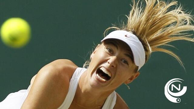 Tennisbom : Maria Sharapova test positief op doping