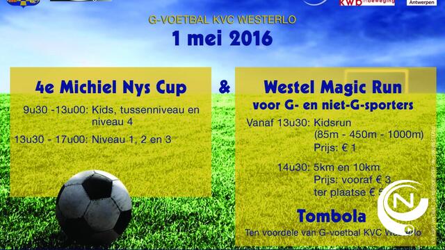 4e Michel Nys Cup voor G-voetballers op KVC Westerlo