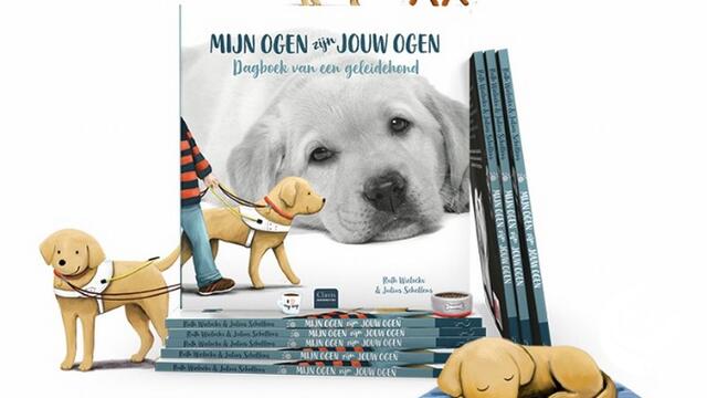 Lees- en prentenboek 'Mijn Ogen zijn Jouw Ogen - Dagboek van een Geleidehond' nu ook in braille