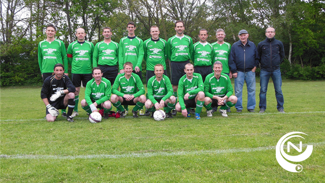Veteranen FC Vervoort spelen los kampioen 