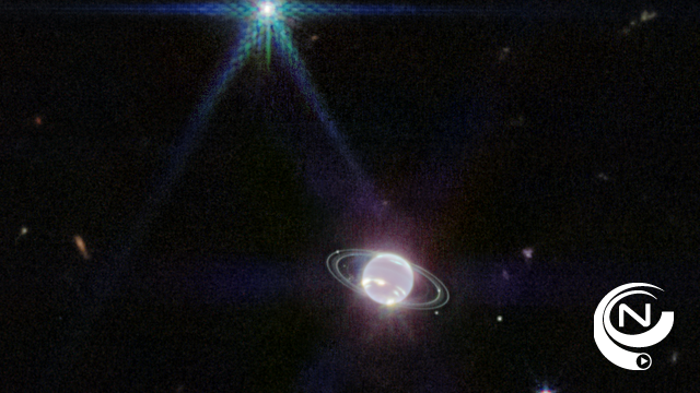 NASA : James Webb-telescoop slaagt erin ringen van Neptunus vast te leggen