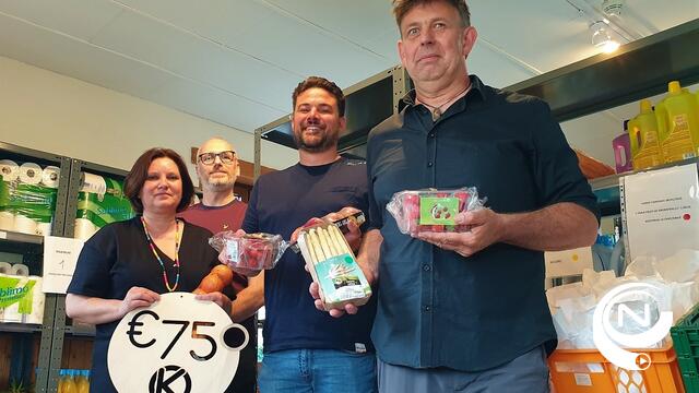 Vzw Komisier schenkt voor 7.500 kg groenten en fruit aan sociale kruidenier Nijlen